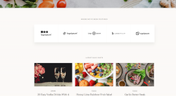 Food & Drink Blogger Astra Starter Template
