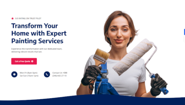 Home Painting Website Template